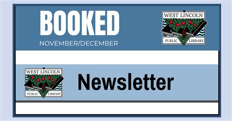 West Lincoln Public Library November & December 2023 Newsletter