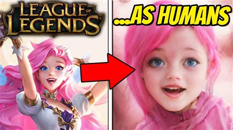 I Used Ai To Turn League Of Legends Champions Into Real Humans Youtube