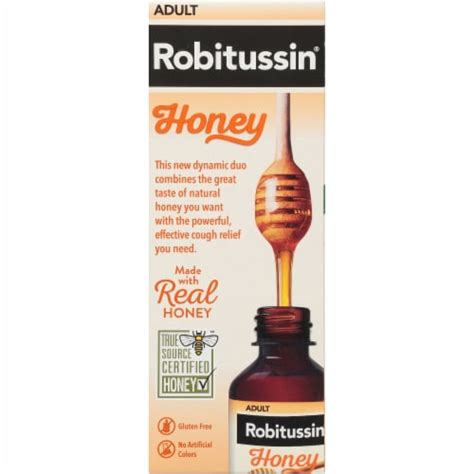 Robitussin Adult Honey Cough Chest Congestion Dm Liquid 4 Fl Oz Kroger