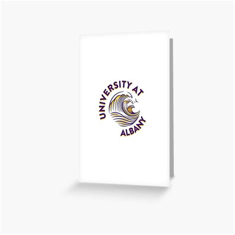 "UAlbany Purple and Gold Logo" Greeting Card by emroba | Redbubble