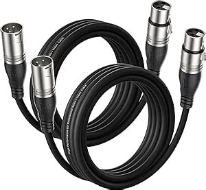 Ebxya Xlr Cable Microphone Cable M Pack Premium Pin Balanced Xlr