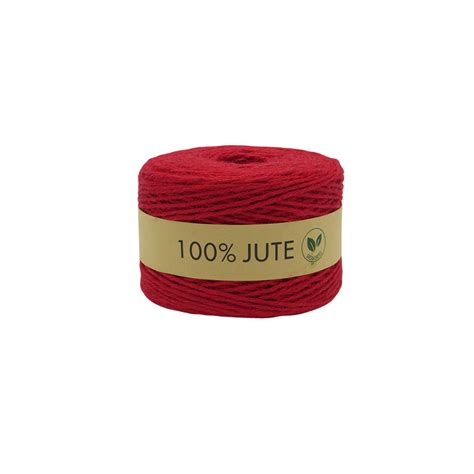 Jute Cord ECO Red 3 5 Mm X 100 M Packara