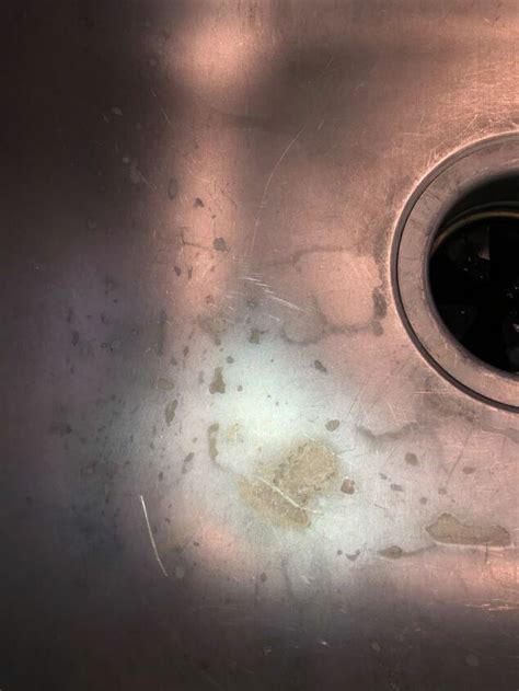 How Do I Remove This Discoloration From This Stainless Steel Sink Hometalk