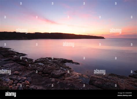 Sunrise Botany Bay Australia Stock Photo - Alamy