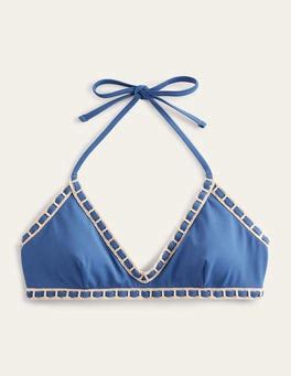 Crochet Trim Bikini Top Globe Boden US