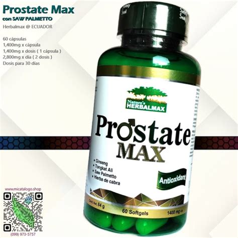 Complejo Para La Pr Stata Prostate Max C Psulas Nature S