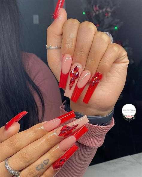 Licensed Nail Tech🇲🇽 21🖤 On Instagram “i Had Fun Doing Red Sets This