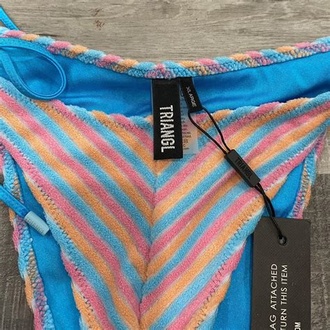 Vinca Sherbet Stripe From Triangl Swimwear Size Xl Depop