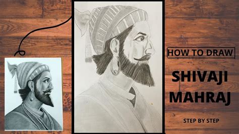 How To Draw SHIVAJI MAHARAJ Step By Step YouTube