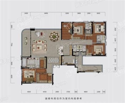 重庆长嘉汇两江峯4室2厅4卫户型图 重庆楼盘网