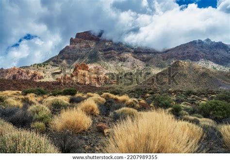 Below Teide Volcano Photo Remains Eruption Stock Photo 2207989355 ...