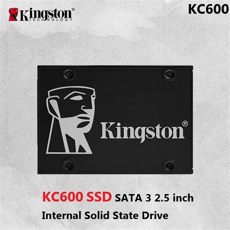 Kingston Unidade De Estado S Lido Ssd Kc600 2 5 Polegadas Unidade De