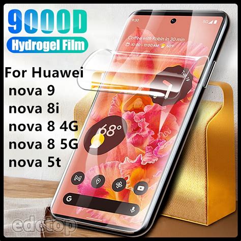 Huawei Nova 9 Full Cover Hydrogel Film Screen Protector 8i 8 4g 5g 5t Huawe Hawei Huaw