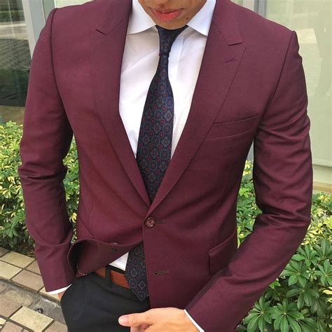 Maroon Blazer Neihuswag Maroon Blazer Maroon Blazer Outfit Men