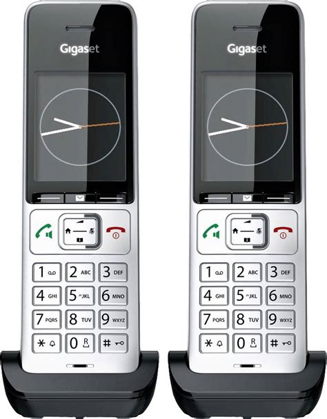 Gigaset Comfort Hx Duo Dect Handset Black Silver Conrad