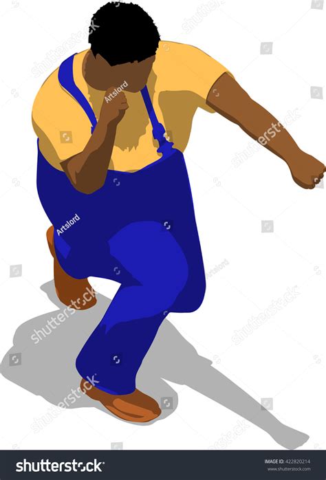 Street Fighter Hitting Fist Trunk African เวกเตอร์สต็อก ปลอดค่าลิขสิทธิ์ 422820214 Shutterstock