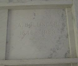 Abraham Bollinger Homenaje De Find A Grave