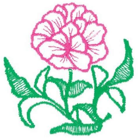 Peony Flower Machine Embroidery Design Embroidery Library At