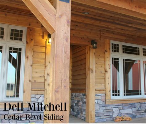 Our Cedar Bevel Siding Is A Great Exterior Finish That Adds Just The Right Pop To This Cabin As