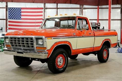 1979 Ford F150 Ranger Xlt 41319 Miles Coral Pickup Truck 351ci V8 Automatic Classic Ford F 150