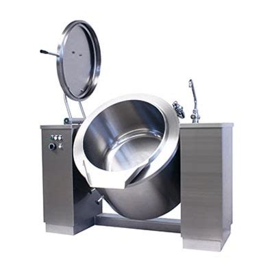 Commercial Boiling Pan Litre Steam Tilting Icos Ptbc V