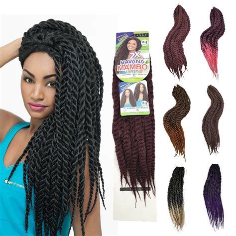 Cabelo Sint Tico Mambo Twist Crochet Braid Cm Submarino