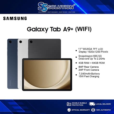 Samsung Galaxy Tab A9 Wifi X210 4gb Ram 64gm Rom 11inch I 8mp