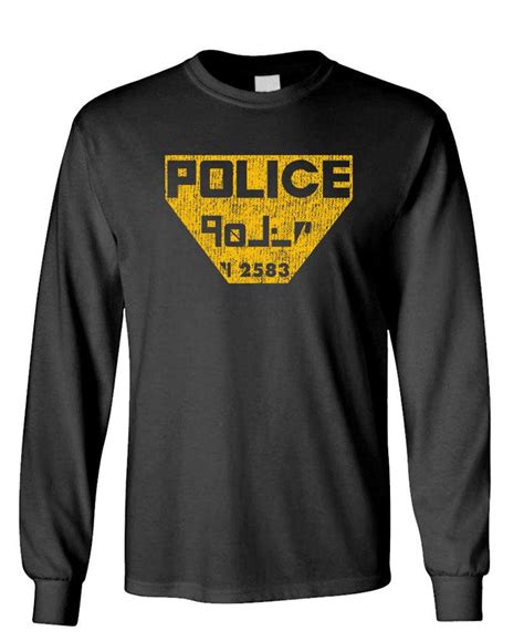 Federated Police Unisex Cotton Long Sleeved T Shirt Etsy