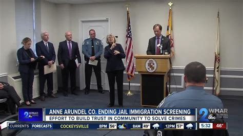 Anne Arundel Co. ending jail immigration screening