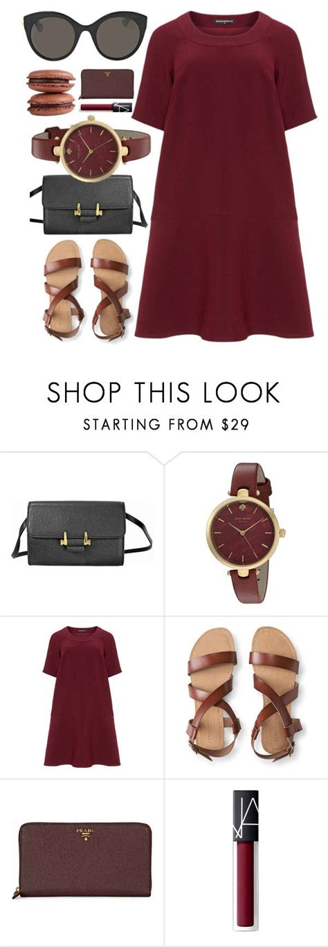 Burgundy By Jomashop Liked On Polyvore Featuring Lanvin Kate Spade Manon Baptiste AÃ