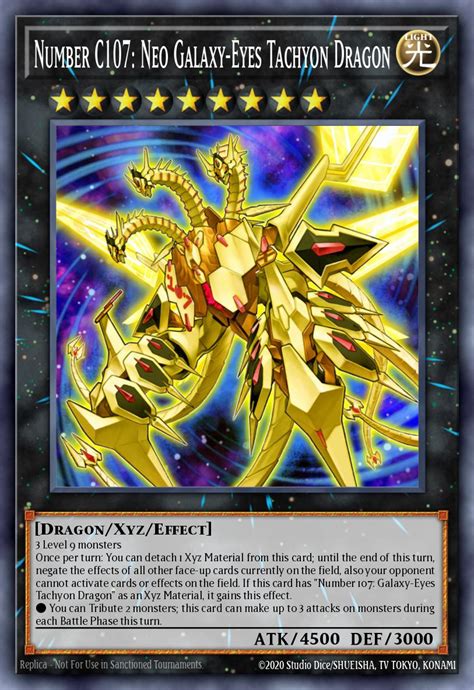 Number C107 Neo Galaxy Eyes Tachyon Dragon Yu Gi Oh Card Database