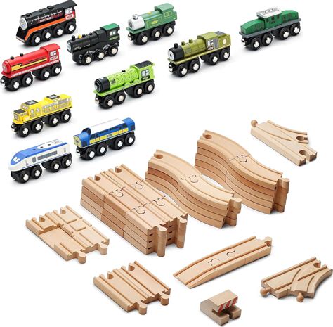 Amazon SainSmart Jr Juego De Accesorios De Tren De Madera 10