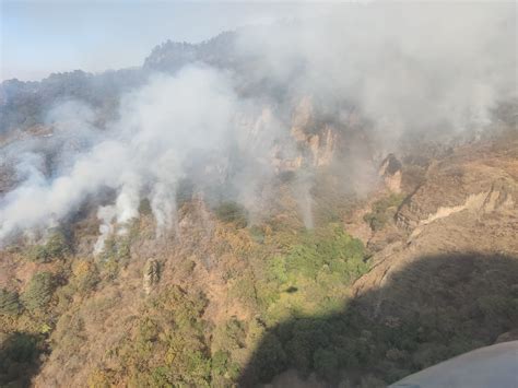 Incendio en Tepoztlán ha consumido 74 hectáreas