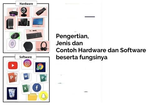 25 Contoh Hardware Dan Software Pengertianfungsi And Jenisnya