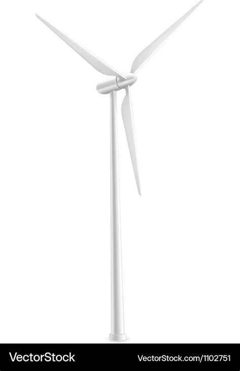 Wind turbine Royalty Free Vector Image - VectorStock