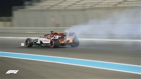 Gp Abu Dhabi F1 Kimi Räikkönen Foi Uma Pena O Carro Ter Pegado Fogo