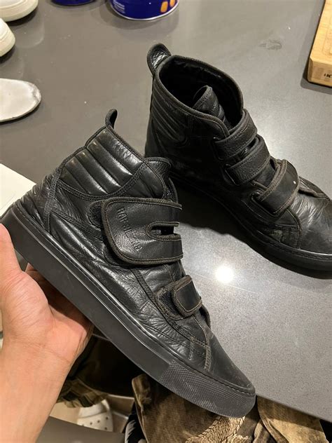 Raf Simons Raf Simons Leather Velcro Strap Grailed