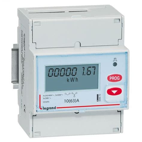 Legrand Compteur D Nergie Triphas Lexic Branchement Direct