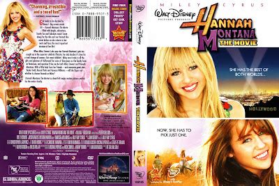 Disney Channel Romania: Hannah Montana The Movie DVD Cover SHQ