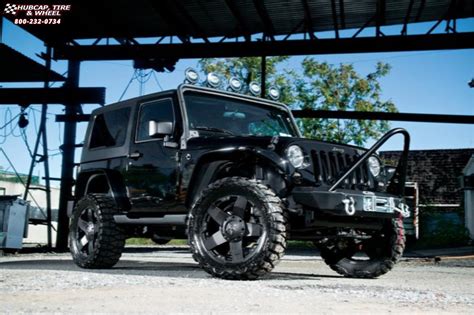 Jeep Wrangler XD Series XD775 Rockstar Wheels Matte Black