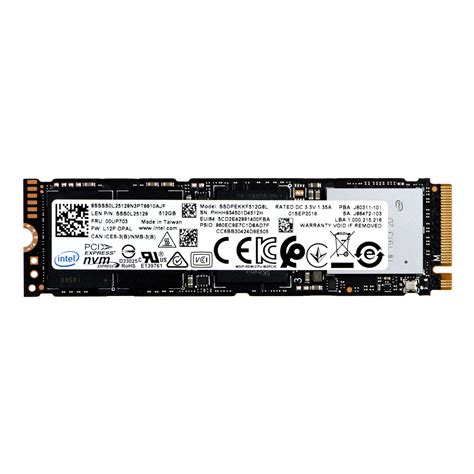 Dysk Intel 512GB SSD M 2 PCIe NVMe SSDPEKKF512G8L SSDPEKKF512G8L 3M