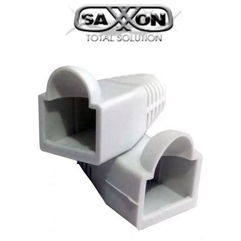 SAXXON S902A3 Bota para conector plug RJ45 categoría 5e Color blanco