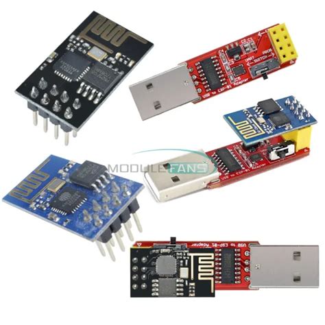 USB TO ESP8266 ESP 01 CH340G Serial TTL Wi Fi Board Adapters Module