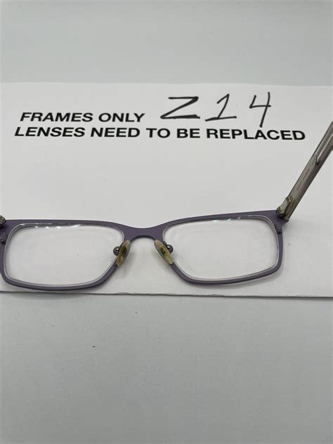 Scott Harris Sh 390 5116 140 Blackpurple Metal Eyeglass Frames Women Ebay