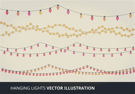 Hanging Lights Vector Elements - Download Free Vector Art, Stock ...