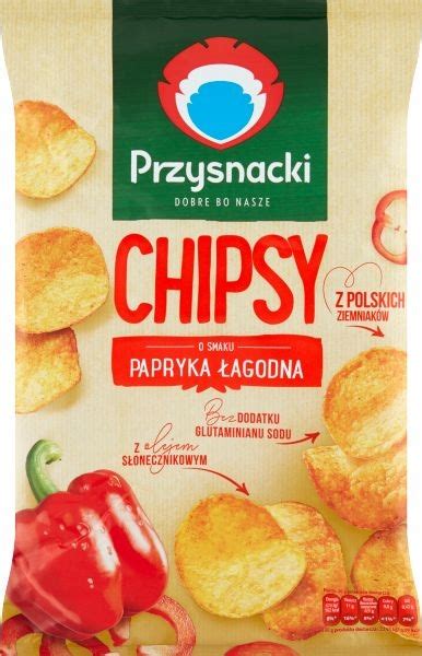 Przysnacki Chipsy O Smaku Papryka Łagodna 135 G 12758113708 Allegropl