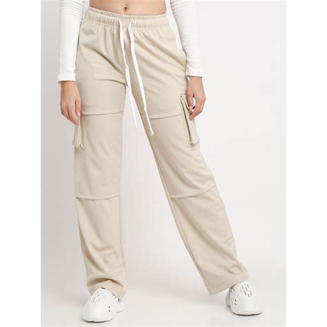 Everdion Beige Utility Cargo Pants Buy Everdion Beige Utility Cargo Pants Online At Best Price