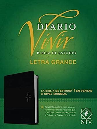 Biblia De Estudio Del Diario Vivir Ntv Letra Grande Tyndale Amazon