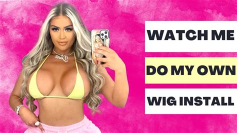 Watch Me Do My Own Wig Install Youtube