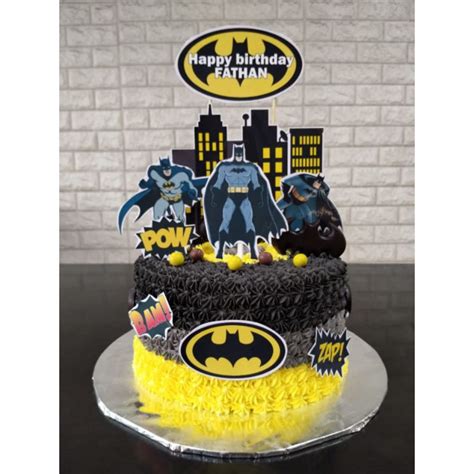 Detail Kue Ulang Tahun Gambar Batman Koleksi Nomer